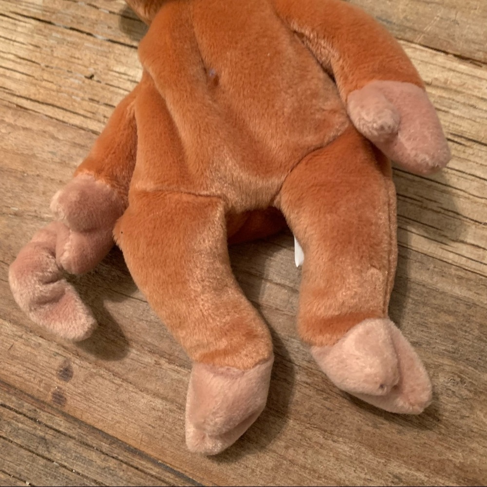 ๐ Bongo the Monkey Ty Beanie Baby Babies 1995 Tag - Picture 5 of 8